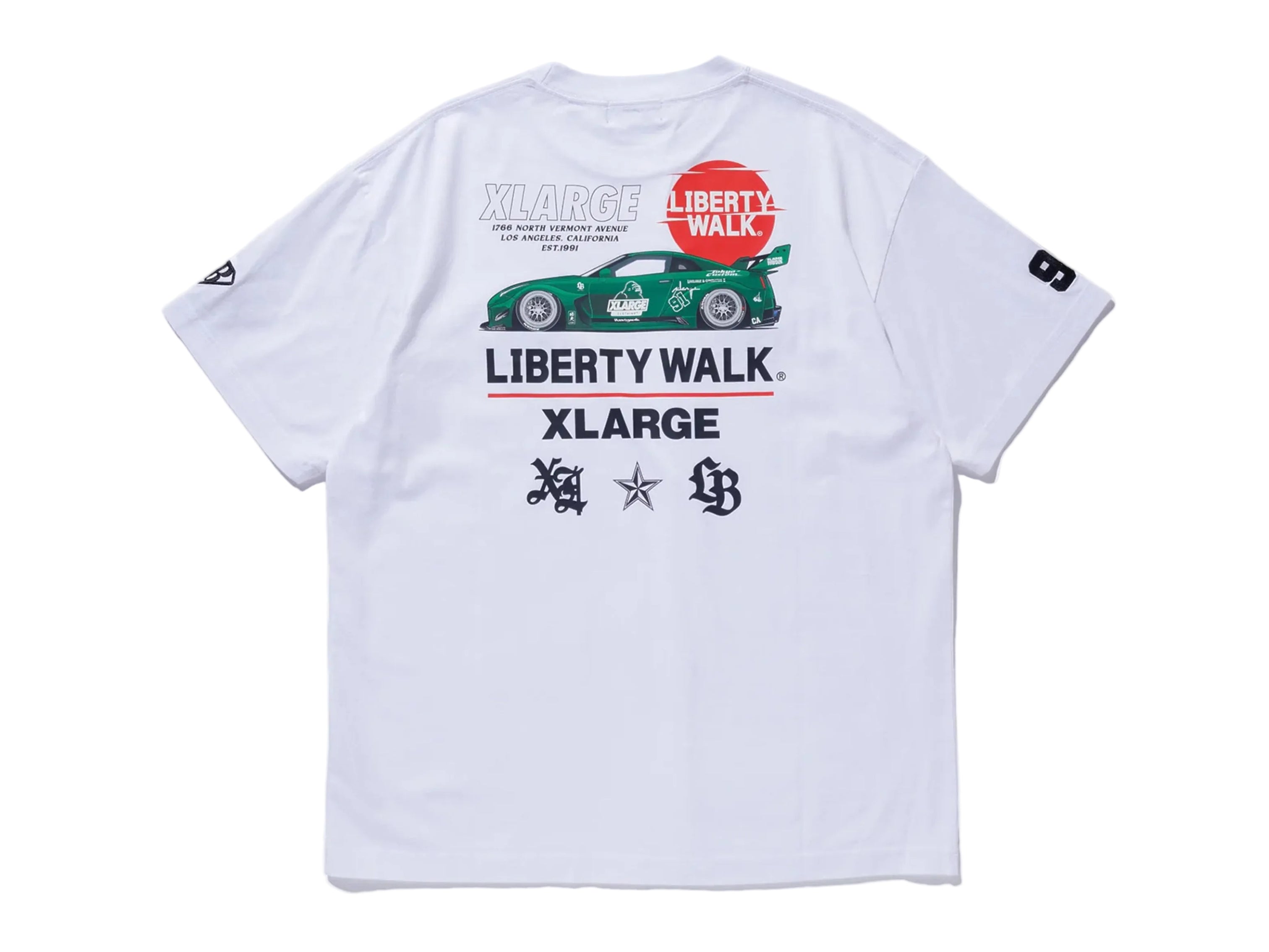X-Large x Liberty Walk - LBWK T-Shirt - White – THE SURE STORE