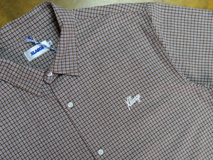 Oxford Script Short Sleeve Shirt - Brown