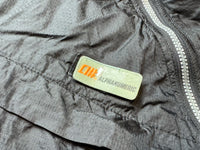 Vintage Women's Side Zip Polar Fleece Lined Spray Jacket - Black