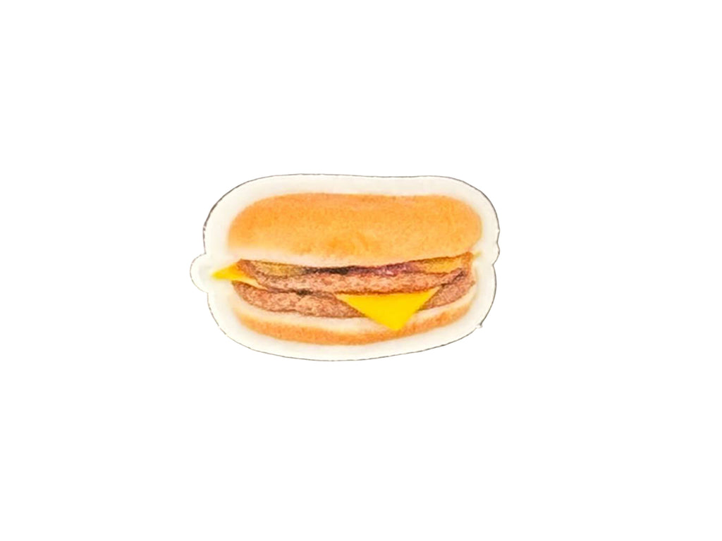 Double Cheeseburger Small Sticker