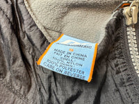 Vintage Women's Side Zip Polar Fleece Lined Spray Jacket - Black