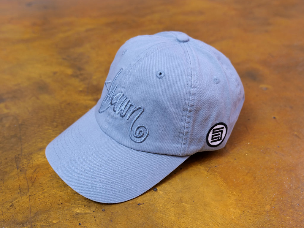 Shawn Script Strapback Cap - Steel