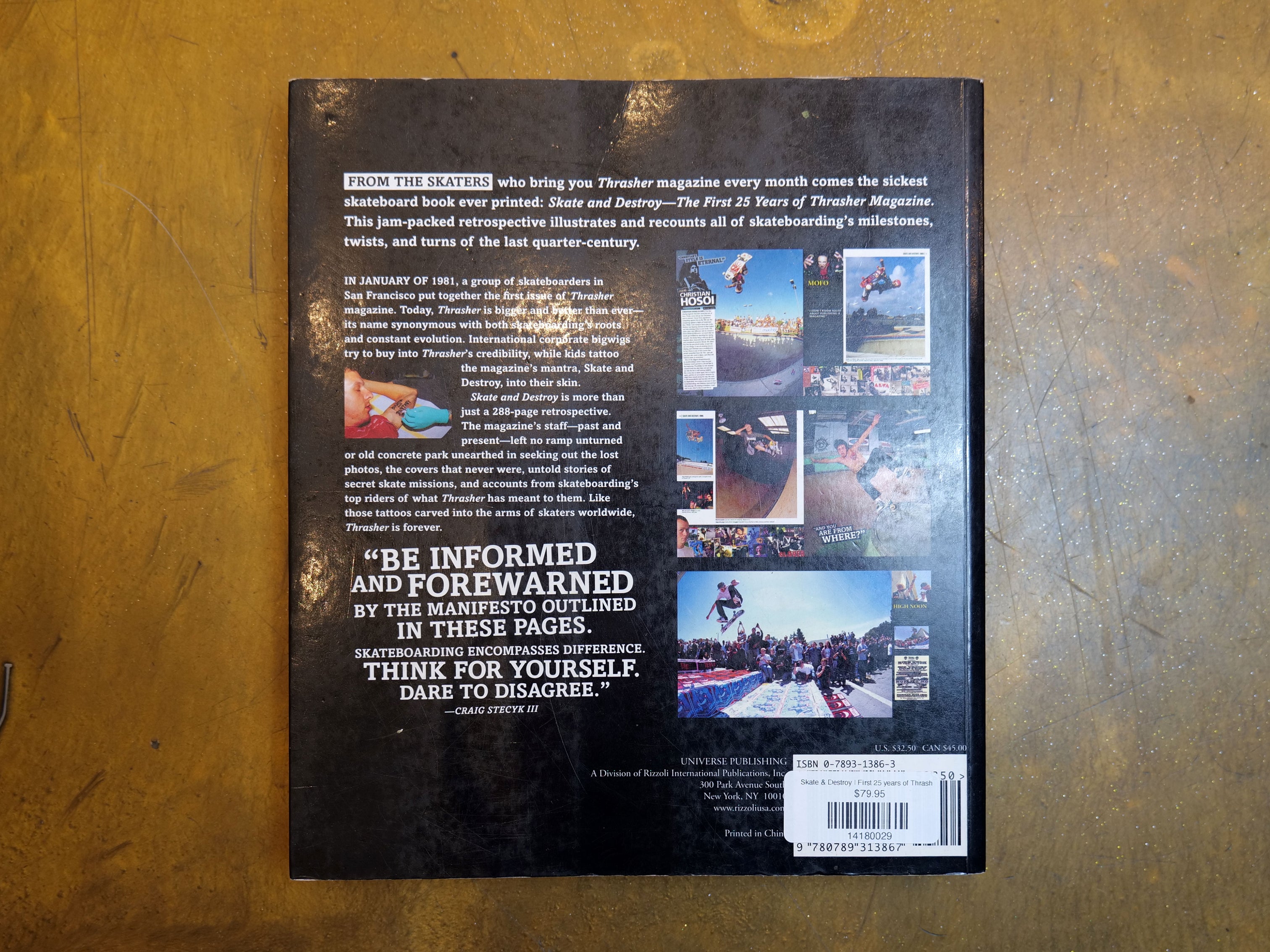 Skate & Destroy First 25 Years Of Thrasher Vintage Book – THE SURE