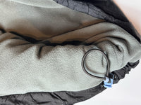 Vintage Women's Side Zip Polar Fleece Lined Spray Jacket - Black