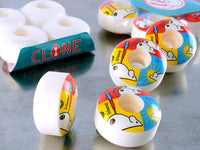 99D Clone Replicate Wheels - White 54mm