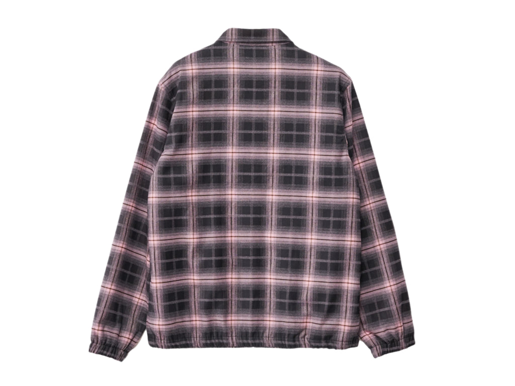 Blended Check Zip Jacket - Pink