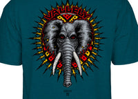 Vallely Elephant T-Shirt - Midnight Teal