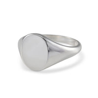 Costello Sterling Silver Oval Signet Ring