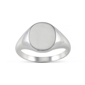 Costello Sterling Silver Oval Signet Ring