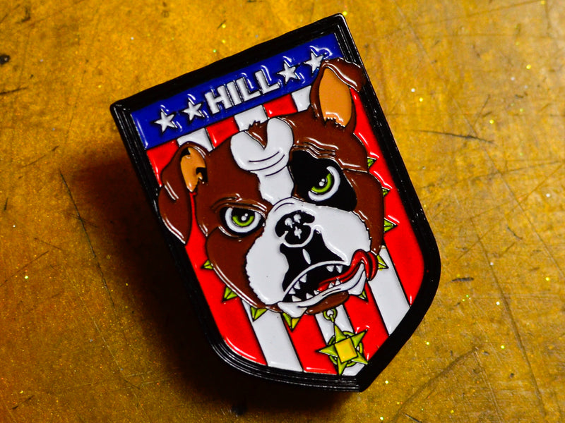 Frankie Hill Bulldog Pin