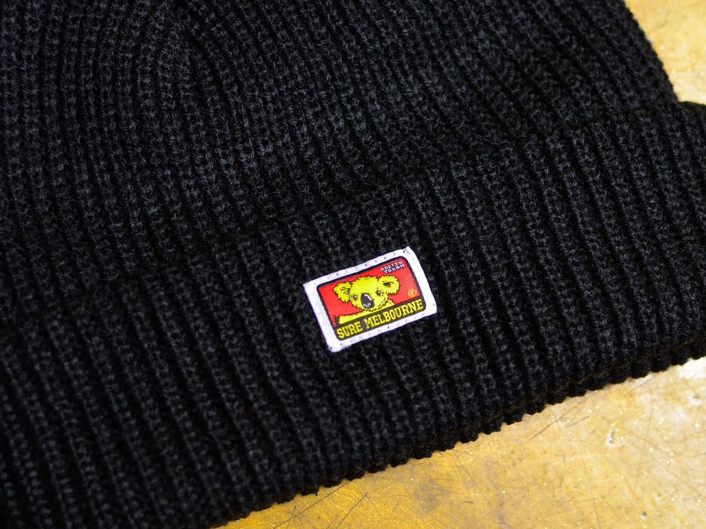 Clippy Cable Beanie - Black