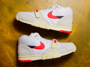 Air Trainer 1 - White / Black / Coconut Milk / University Red