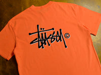 Pigment Shadow Graffiti T-Shirt - Pigment Apricot