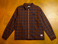 Script Zip Shirt - Rust