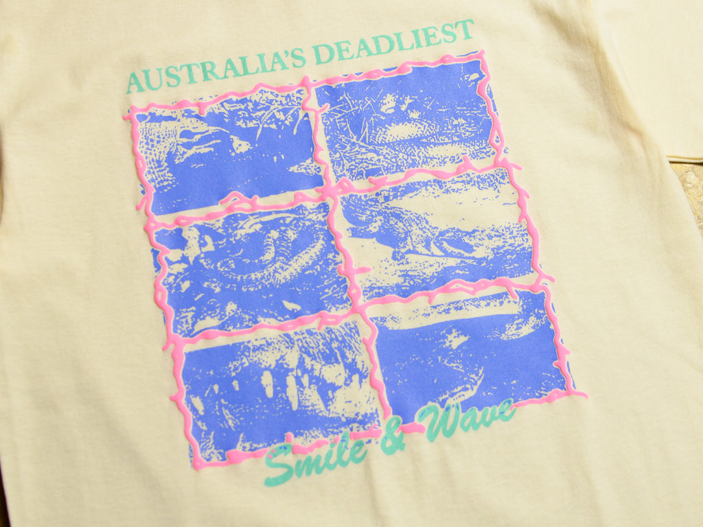 Deadliest T-Shirt - Cream