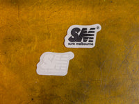 SM Sticker Small - White