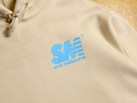 SM Hooded Fleece - Ecru / Sky Blue