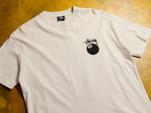 8 Ball LCB T-Shirt - Pigment Washed White
