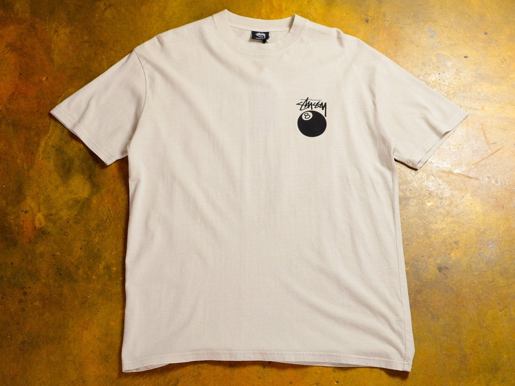 8 Ball LCB T-Shirt - Pigment Washed White