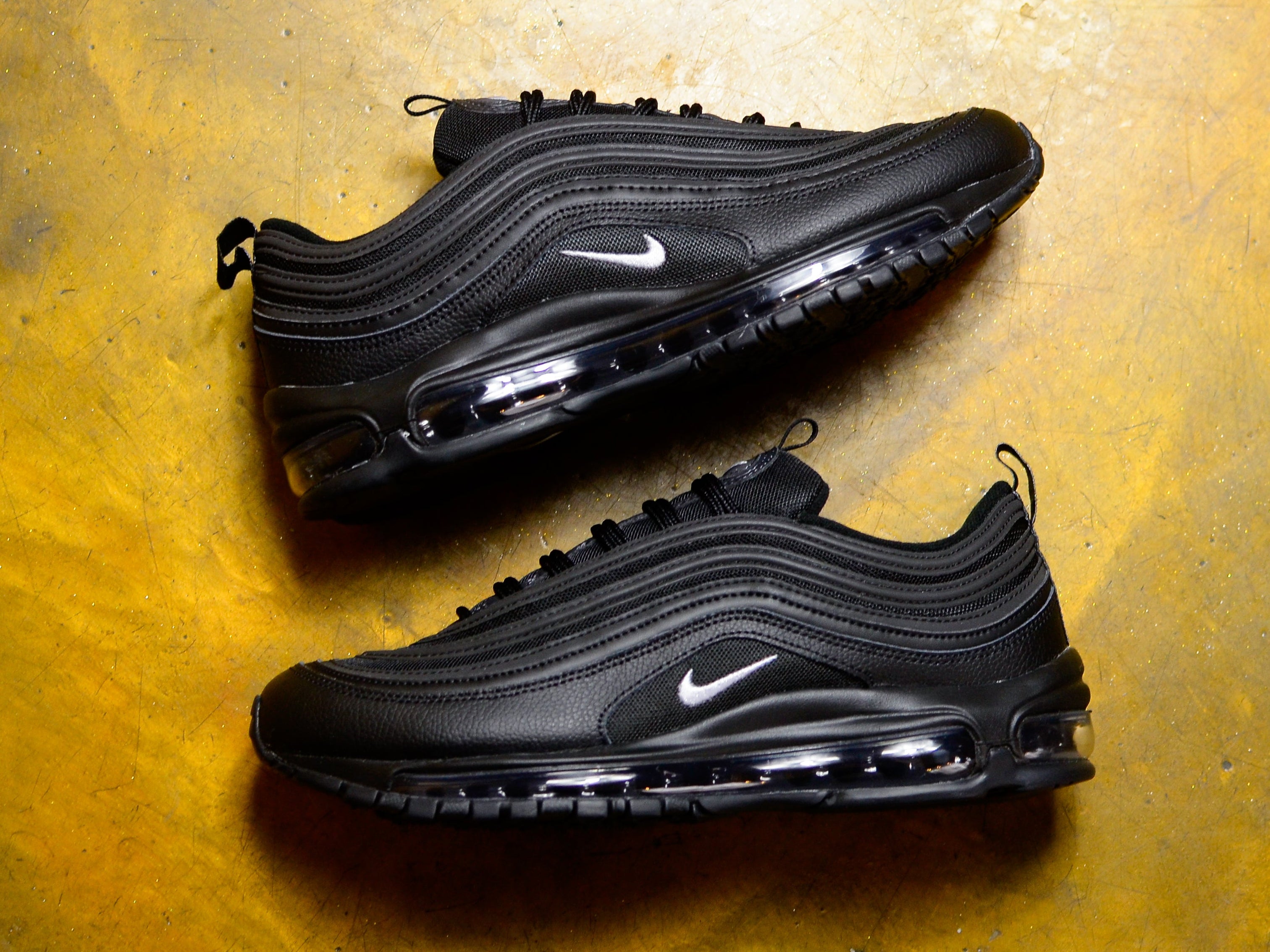 Nike air max 97 double black best sale