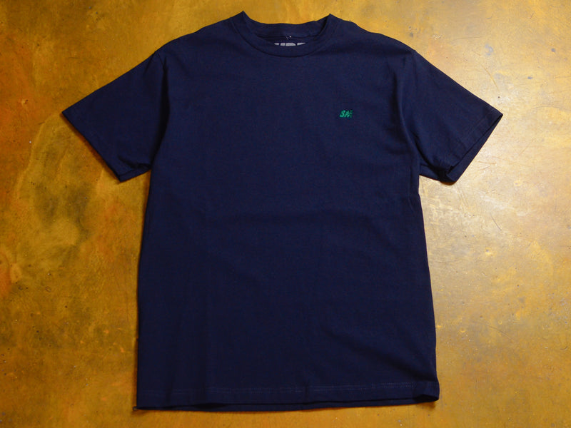 SM Micro Embroidered T-Shirt - Navy / Green