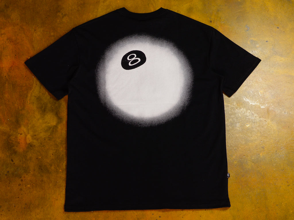 8 Ball Fade T-Shirt - Black