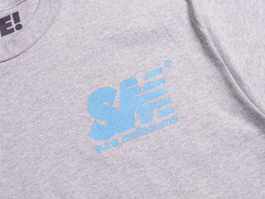SM T-Shirt - Athletic Heather / Sky Blue