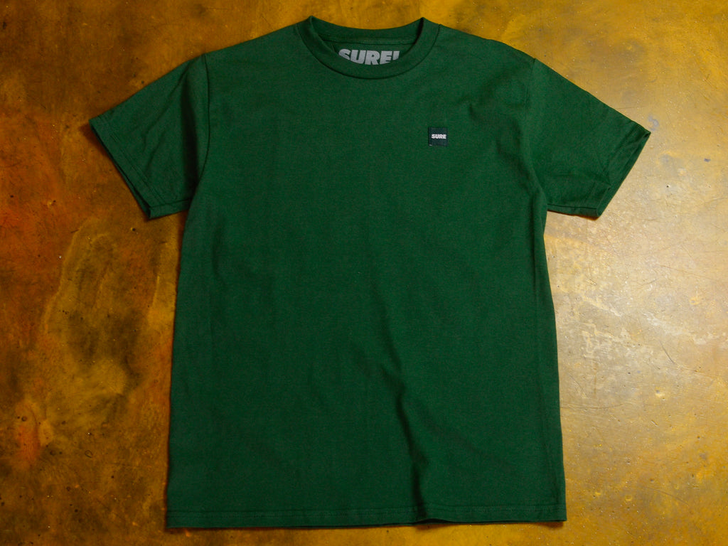 Banner Label T-Shirt - Forest Green