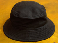 Banner Label Bucket Hat  - Black