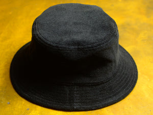 Crew Label Terry Bucket Hat  - Black