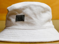 Crew Label Terry Bucket Hat  - White
