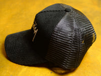 Stock Cord Trucker Cap - Black