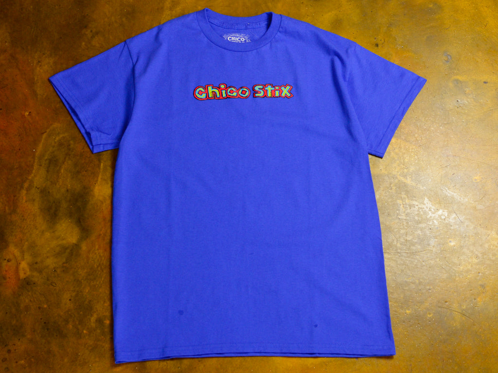 Chico Stix 90's T-Shirt - Royal Blue