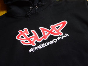 Slap Cash Logo Hooded Fleece - Black