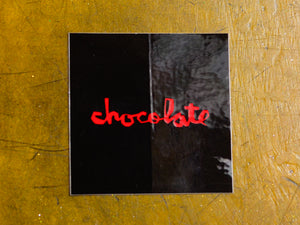 Chocolate Square Logo Small Sticker - Multi
