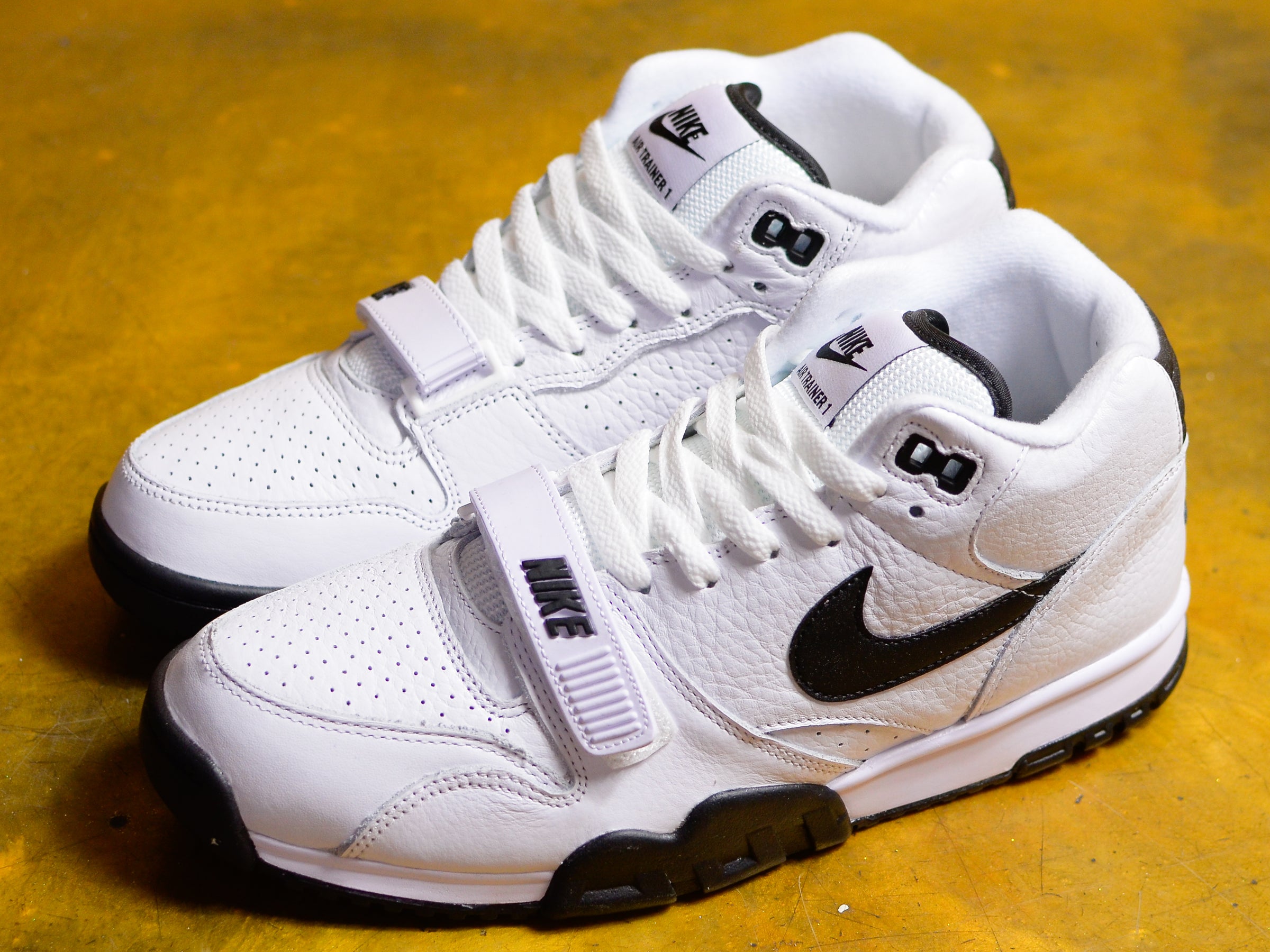 Air Trainer 1 - White / Black – THE SURE STORE