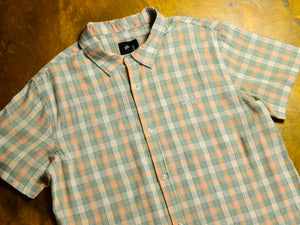 Dig Check SS Shirt - Green