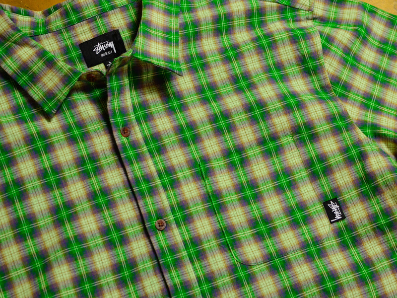 Coping Check SS Shirt - Green