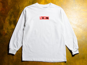 Sharpie Long Sleeve T-Shirt - White / Red