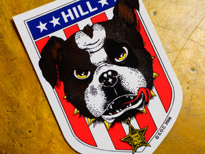 Powell Peralta Frankie Hill Bulldog Sticker