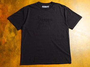 Little Lonsdale St. Heavyweight Embroidered T-Shirt - Faded Black