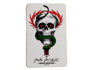 Mike McGill Skull & Snake Sticker