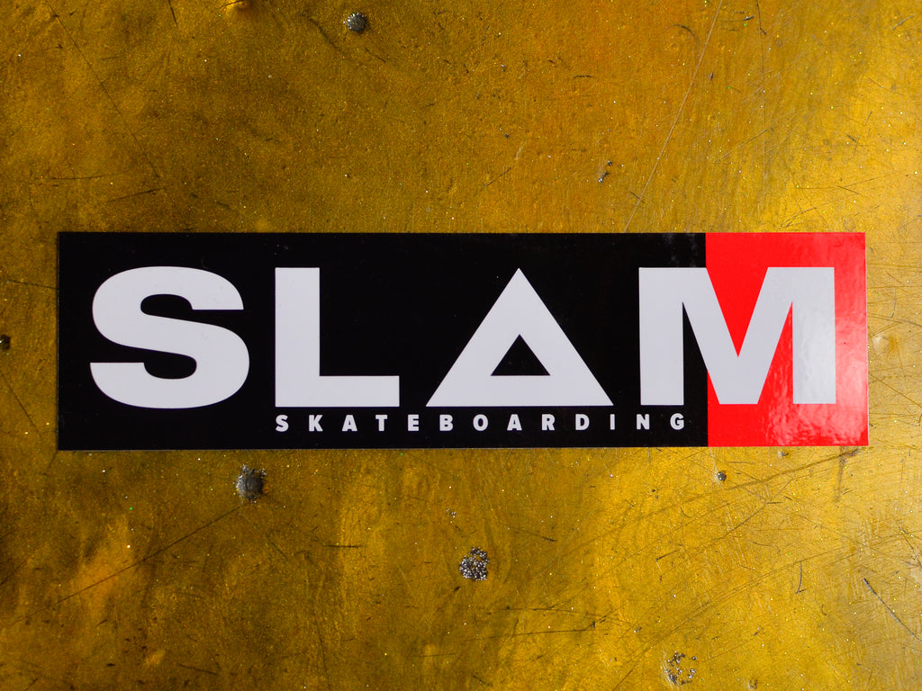 Slam Magazine Sticker - Black / Red
