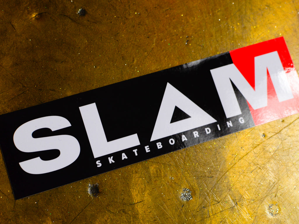 Slam Magazine Sticker - Black / Red