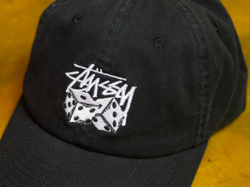 Two Dice Washed Low Pro Cap - Black