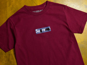 Sharpie T-Shirt - Burgundy / Navy