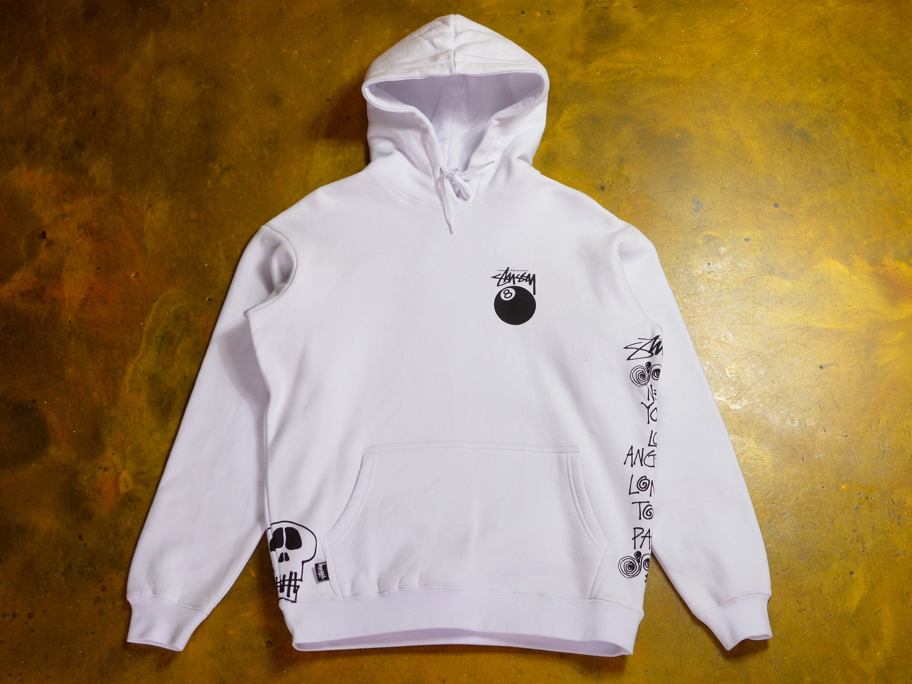 Test Strike Fleece Hood - White – THE SURE STORE