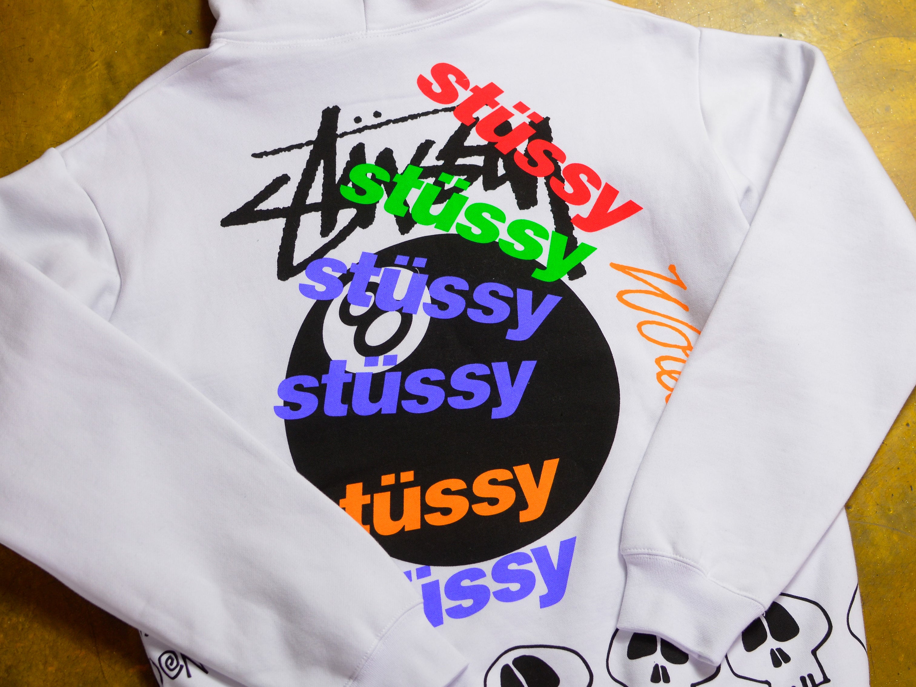 Test Strike Fleece Hood - White – THE SURE STORE