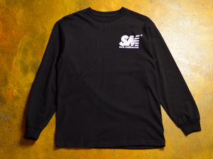 SM Long Sleeve T-Shirt - Black / White