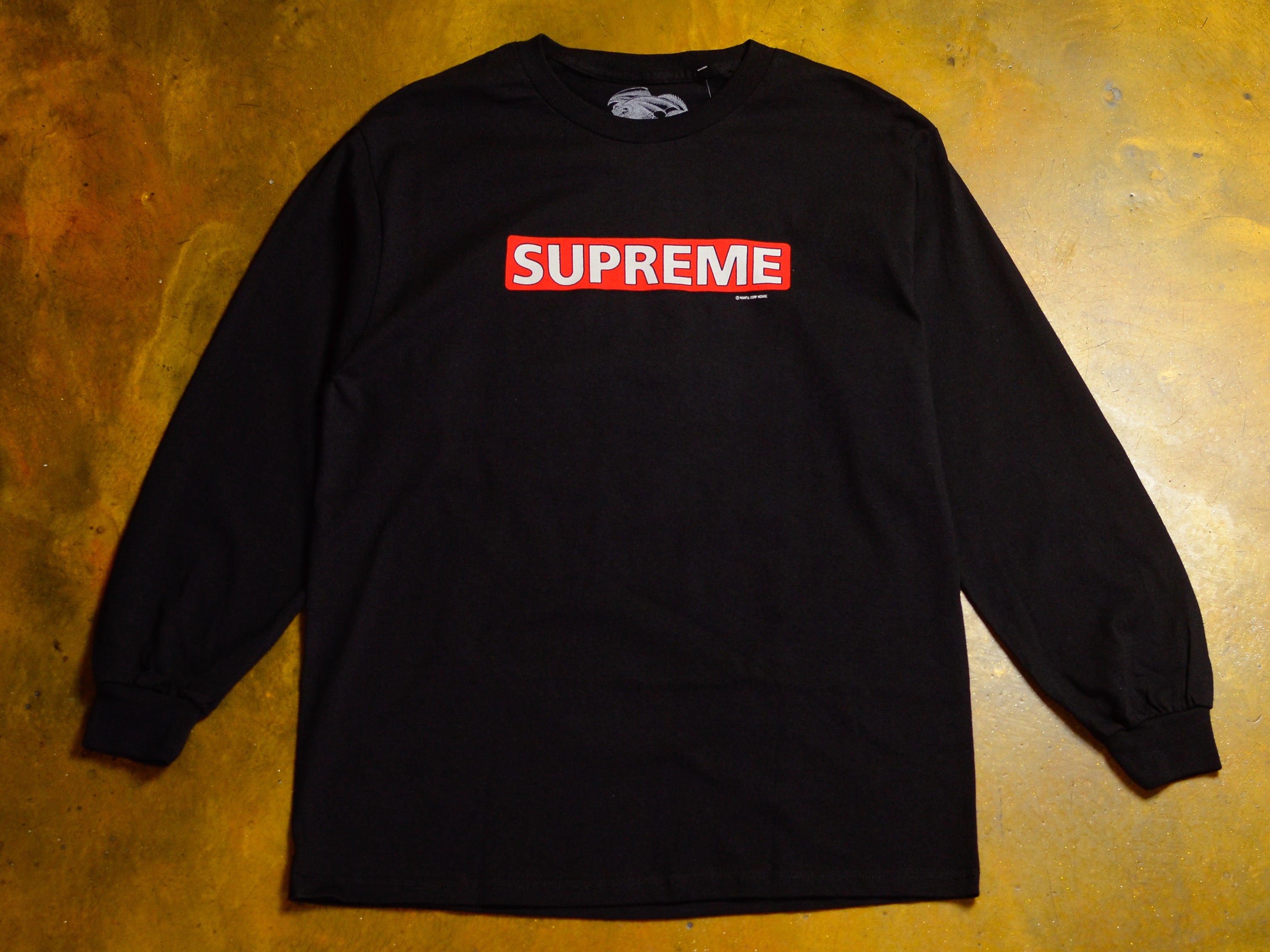 Supreme Long Sleeve T Shirt Black THE SURE STORE